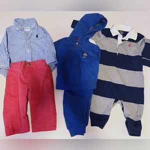 Polo Ralph Lauren baby boy bundle size 6M